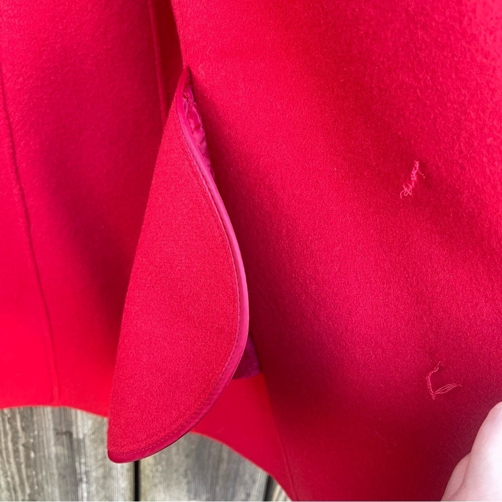 Talbots / Red Wool Jacket / Single Button / Women… - image 11